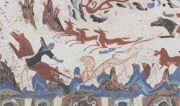 敦煌壁画背景吃瓜,千年瓜香，穿越时空的味蕾之旅