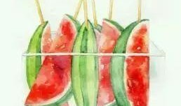 夏至吃瓜的图片,传统习俗中的夏日清凉时光