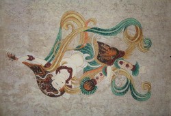 敦煌壁画背景吃瓜,千年瓜香，穿越时空的味蕾之旅